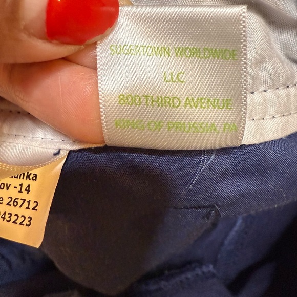 Lilly Pulitzer The Callahan Short in Navy Blue Size 00 - Picture 6 of 10